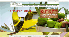 Desktop Screenshot of kudretzeytinyaglari.com